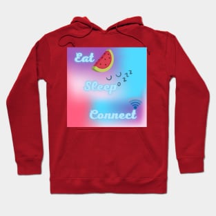 Eat, sleep,  connect..... repeat Hoodie